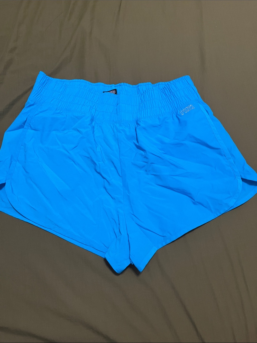 PINK Victoria's Secret Bright Blue Athletic Shorts